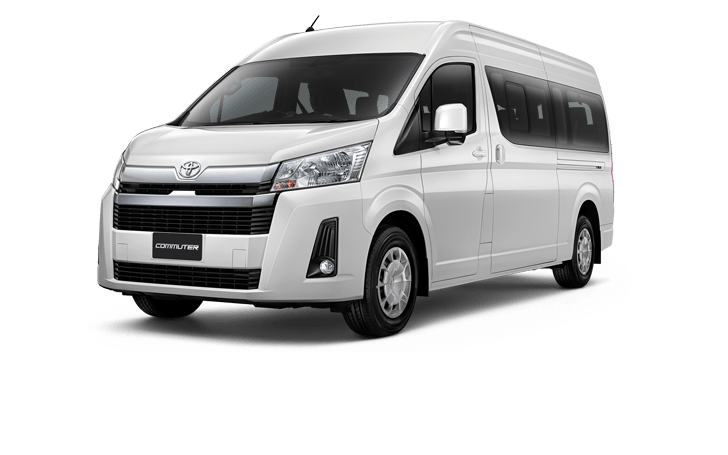 All New Toyota Commuter White Color