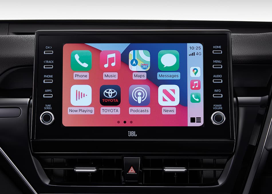 หน้าจอสัมผัสขนาด 9 นิ้ว รองรับ Apple CarPlay และ Android Auto