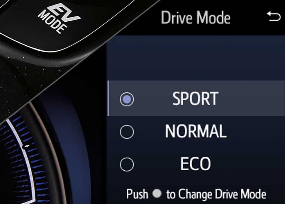 เลือกโหมดการขับขี่ (Sport / Normal / ECO)