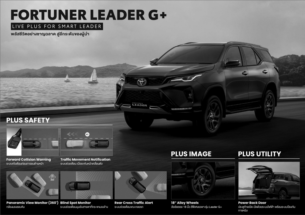 Fortuner leader 2.4 G+